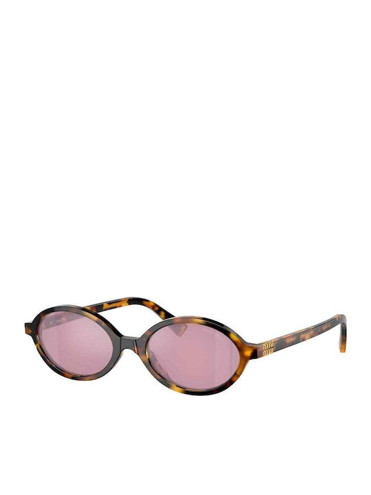 Saruwa2♡ Miu Miu Feminini Ochelari de soare cu Maro Tortoise Cadru și Roz