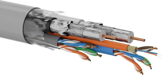 Q-Lantec U/UTP Cablu de rețea Ethernet fără conectori 500m Multicolor 1buc