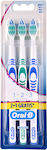 Oral-B Classic Care Manual Toothbrush Medium 3pcs