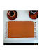 Linea Home Fabric Placemat Orange 33x48cm