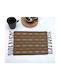 Linea Home Σουπλά Υφασμάτινο Καφέ 33x48cm