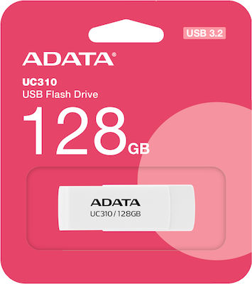 Adata UC310 128ГБ USB 3.2 Стик Бял