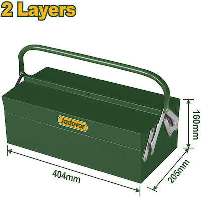 Jadever Hand Tool Case Metallic