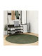 vidaXL Anti-slip Rug Round Cypress