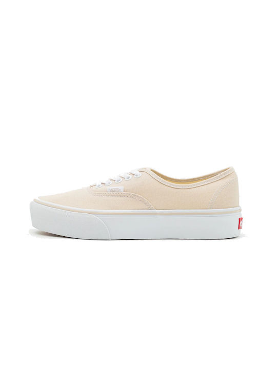 Vans Authentic Γυναικεία Sneakers Μπεζ