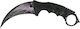 Μωβ Κεραυνός Karambit Μαύρο σε Θήκη