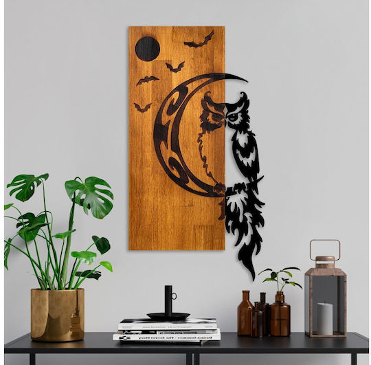 Asir Group 3D Mixed Art Μαύρο από Ξύλο 66x3x36cm