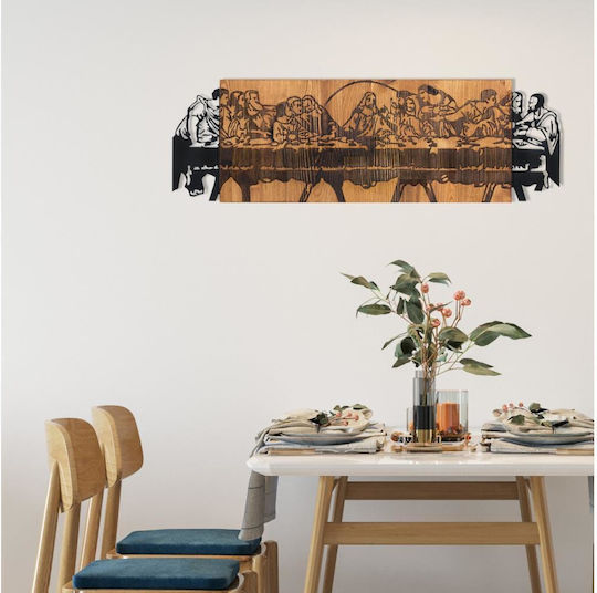 Asir Group Artă Mixtă 3D Last Negru Din Lemn 76.5x24.5cm