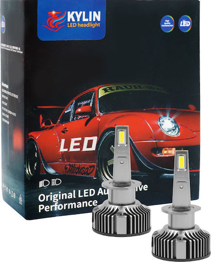 Λάμπες Αυτοκινήτου H1 Canbus LED 6500K Ψυχρό Λευκό 12V / 24V 90W 2τμχ