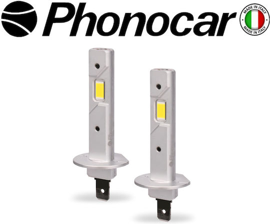 Phonocar Λάμπες Αυτοκινήτου H1 LED 6500K Ψυχρό Λευκό 24V 20W 2τμχ