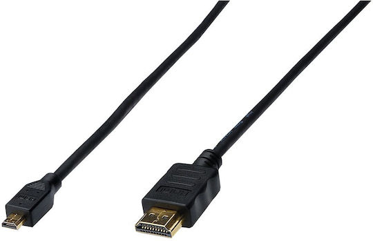 Digitus High Speed HDMI 1.4 High Speed 1080p 120Hz Cable HDMI Male - HDMI Male 1m Black