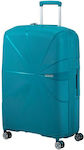 American Tourister Starvibe Spinner Large Travel Suitcase Verdigris with 4 Wheels
