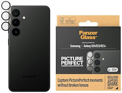 PanzerGlass PicturePerfect Kameraschutz Gehärtetes Glas Black für das Samsung Galaxy S24, S23, S23+ PanzerGlass PicturePerfect Kameraschutz Gehärtetes Glas Black für das Samsung Galaxy S24, S23, S23+