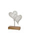 ArteLibre Decorative Heart made of Aluminum 5x10x17cm 1pcs