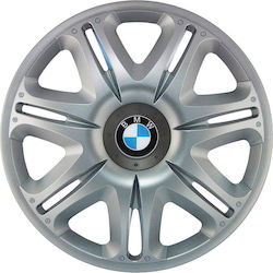 J-Tec Car Hubcap Set Nascar with Bmw Emblem 13"...