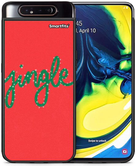 Smartfits Jingle Xmas Backcover Mehrfarbig (Galaxy A80)