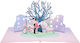 Ευχετήρια Κάρτα Πασχαλινή 18.5x14cm σε Κόκκινο ...