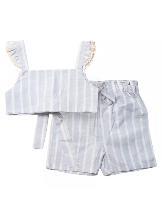 Εβίτα Kinder Set mit Shorts Sommer 2Stück blue