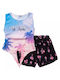 Εβίτα Kinder Set mit Shorts Sommer 2Stück colorful