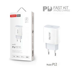 Tranyoo P12 20W with USB-C - Lightning Cable