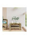 Wooden Garden Stool Cube Outdoor Pink 57.5x57.5x30cm