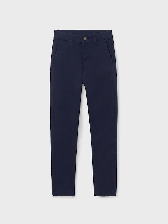 Mayoral Kids Trousers Navy Blue