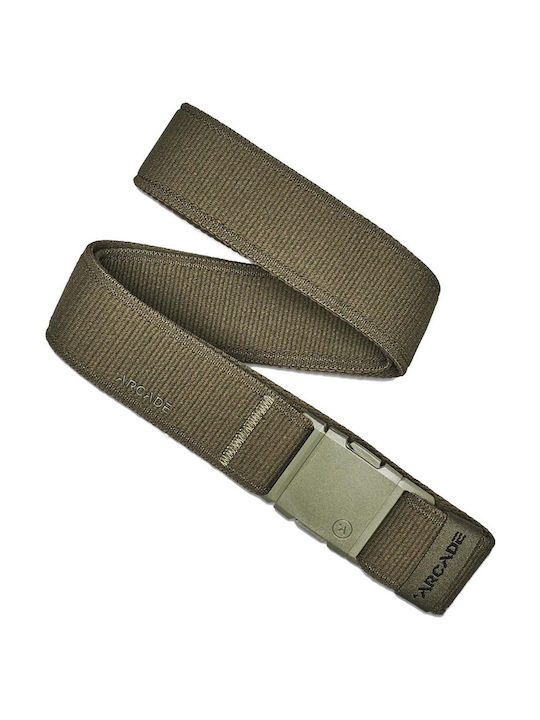 Arcade Belts Atlas Ελαστική Ανδρική Ζώνη Πράσινη
