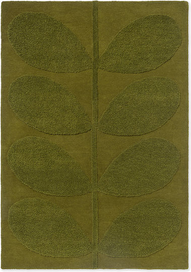 Orla Kiely Solid Stem Lucrat manual Covor Rectangular Fern
