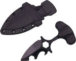 Knife Black with Blade made of Stainless Steel in Sheath