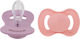 Lullaby Planet Πιπίλες Σιλικόνης για 6+ μηνών Pink Coral & Lavender Breeze 2τμχ