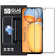 5D Full Face Tempered Glass Μαύρο (Redmi 13C 4G / Poco C65 4G)