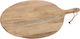 Rectangular Wooden Chopping Board Brown 60x50cm