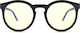 Daponte Wooden Prescription Eyeglass Frame Blue