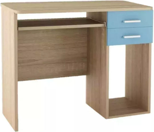 Παιδικό Γραφείο από Μελαμίνη Γαλάζιο 100x55x80cm
