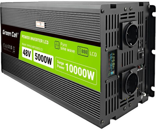 Green Cell Pure Sine Wave Inverter 5000W 48V Single Phase