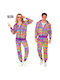 Αποκριάτικη Στολή Neon Hippie Tracksuit