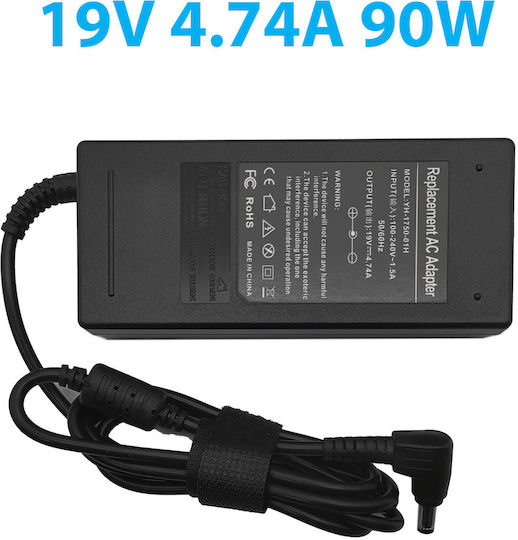 Φορτιστής Laptop 90W 19V 4.74A για Turbo-X