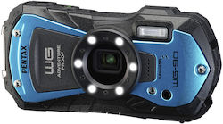 Pentax Kompakte Kamera 16MP Optischer Zoom 5x Blau