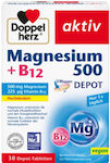 Doppelherz Magnesium & B12 500mg 30 ταμπλέτες