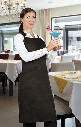 Valento Ποδιά Barista / Bartender Ολόσωμη Barista Bartender Μαύρη