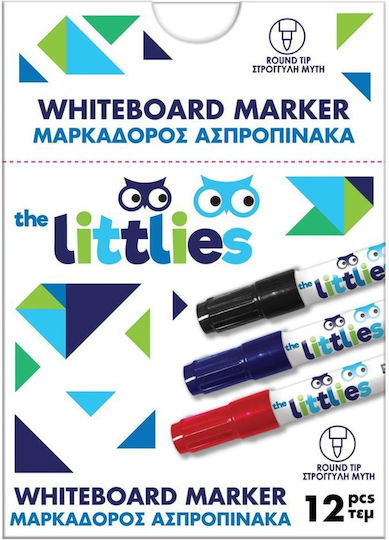 The Littlies Маркери за Дъска Черно 12бр