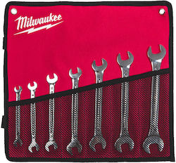 Milwaukee Set of 7 German Wrenches with Head Sizes from 7mm to 19mm