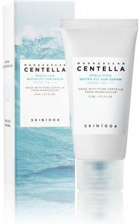Skin1004 Madagascar Centella Hyalu-Cica Water-Fit Sun Feuchtigkeitsspendend Serum Gesicht SPF50 15ml