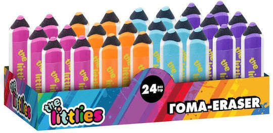 The Littlies Eraser Set for Pencil and Pen (Μiscellaneous colours) 24pcs