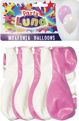 Set of 24 Balloons White 24cm