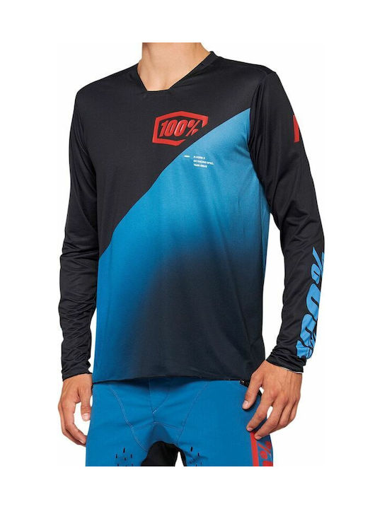 100% Lange Ärmel Radtrikot Mehrfarbig