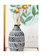 Decorative Vase Ceramic Black 12x20x20cm 1pcs