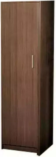 Single Door Wardrobe Walnut 50x48x180cm