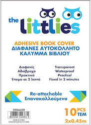 The Littlies Κάλυμμα Βιβλίου ή Τετραδίου Διαφανές 50x36cm 10τμχ