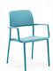 Outdoor Chair Polypropylene Bora Light Blue 57x58.5x86cm